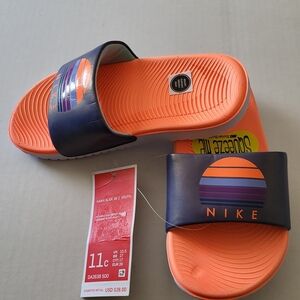 Nike Child Slider Orange/Grey